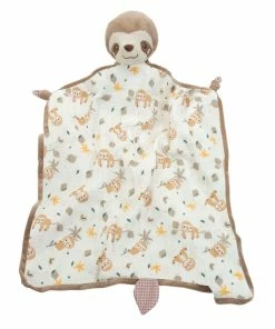 Douglas Cuddle Toys Stanley Sloth Blanki Lovey Baby Blanket, 24"