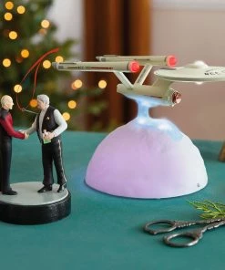 Hallmark Star Trek™ U.S.S. Enterprise NCC-1701 Tabletop Decoration With Light And Sound -Department Store Shop Star Trek Starship Enterprise Keepsake Decoration 1QFM3947 02