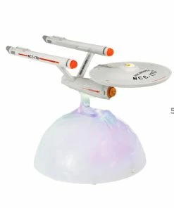 Hallmark Star Trek™ U.S.S. Enterprise NCC-1701 Tabletop Decoration With Light And Sound -Department Store Shop Star Trek Starship Enterprise Keepsake Decoration 1QFM3947 03