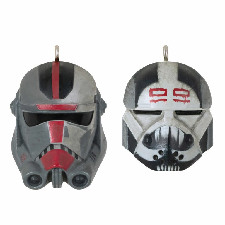 Hallmark Mini Star Wars: The Bad Batch™ Hunter™ And Wrecker™ Ornaments, Set Of 2 1 Hallmark Mini Star Wars: The Bad Batch™ Hunter™ And Wrecker™ Ornaments, Set Of 2