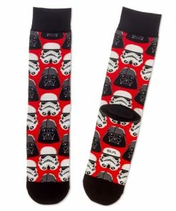 Hallmark Star Wars™ Darth Vader™ And Stormtrooper™ Helmet Novelty Crew Socks