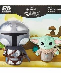 Hallmark Itty Bittys® Star Wars™ The Mandalorian™ And Grogu™ Plush, Set Of 2 -Department Store Shop Star Wars Mandalorian and Grogu Plush itty bittys 2Pack 1KDD2106 03
