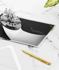 Hallmark Star Wars™ Millennium Falcon™ 3D Pop-Up Card 13 Hallmark Star Wars™ Millennium Falcon™ 3D Pop-Up Card -Department Store Shop Star Wars Millennium Falcon 3D PopUp Card 1499LAD2726 06
