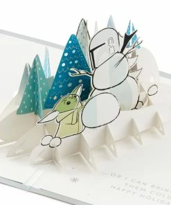 Hallmark Star Wars: The Mandalorian™ Grogu™ Warm Wishes 3D Pop-Up Holiday Card