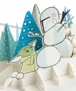 Hallmark Star Wars: The Mandalorian™ Grogu™ Warm Wishes 3D Pop-Up Holiday Card 13 Hallmark Star Wars: The Mandalorian™ Grogu™ Warm Wishes 3D Pop-Up Holiday Card -Department Store Shop Star Wars The Mandalorian Grogu 3D PopUp Holiday Card 1499XXH9985 04