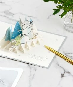 Hallmark Star Wars: The Mandalorian™ Grogu™ Warm Wishes 3D Pop-Up Holiday Card 17 Hallmark Star Wars: The Mandalorian™ Grogu™ Warm Wishes 3D Pop-Up Holiday Card -Department Store Shop Star Wars The Mandalorian Grogu 3D PopUp Holiday Card 1499XXH9985 08