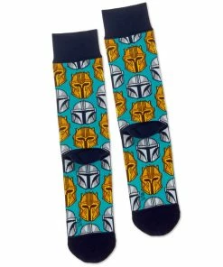 Hallmark Star Wars: The Mandalorian™ Helmet Novelty Crew Socks -Department Store Shop Star Wars The Mandalorian Helmet Novelty Crew Socks 1SHP2161 03