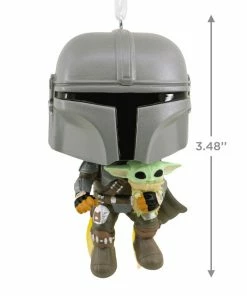 Star Wars The Mandalorian™ With Grogu™ Funko POP!® Hallmark Ornament 7 Star Wars The Mandalorian™ With Grogu™ Funko POP!® Hallmark Ornament -Department Store Shop Star Wars The Mandalorian With Grogu Funko POP Christmas Ornament 3HCM1103 03