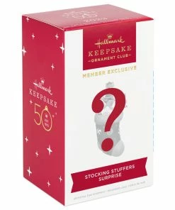 Hallmark Stocking Stuffers Surprise Mystery 2023 Exclusive Ornament -Department Store Shop Stocking With Mouse and Star Cookie Keepsake Ornament 1999QXC5619 05