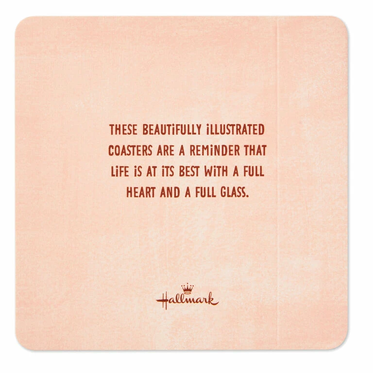 Hallmark Stop And Smell The Rosé: 20 Coasters Celebrating Friends (And Wine) Book 2 Hallmark Stop And Smell The Rosé: 20 Coasters Celebrating Friends (And Wine) Book - Image 2