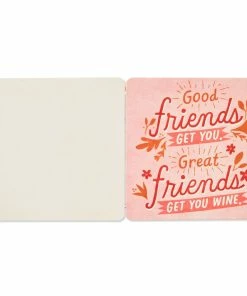 Hallmark Stop And Smell The Rosé: 20 Coasters Celebrating Friends (And Wine) Book 7 Hallmark Stop And Smell The Rosé: 20 Coasters Celebrating Friends (And Wine) Book -Department Store Shop Stop and Smell the Ros Book With Coasters 1BOK1574 04
