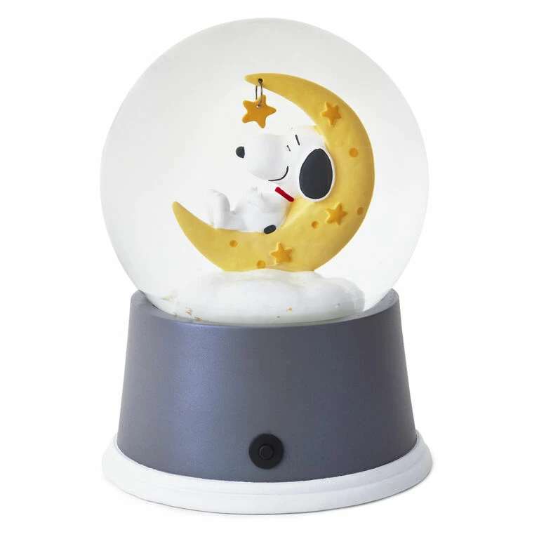 Hallmark Peanuts® Snoopy Sweet Dreams Snow Globe With Light 3 Hallmark Peanuts® Snoopy Sweet Dreams Snow Globe With Light - Image 3