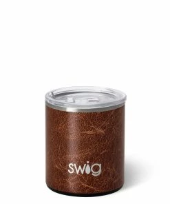 Swig Leather Lowball Tumbler, 12 Oz.