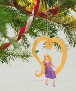 Hallmark Disney Tangled Rapunzel's Heart Of Gold Ornament 7 Hallmark Disney Tangled Rapunzel's Heart Of Gold Ornament -Department Store Shop Tangled Rapunzel and Pascal Keepsake Ornament 1899QXD6557 02