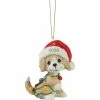 Precious Moments Tangled In Christmas Fun Dog 2023 Ornament, 2.7"
