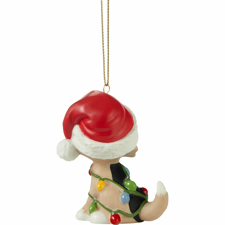 Precious Moments Tangled In Christmas Fun Dog 2023 Ornament, 2.7" 2 Precious Moments Tangled In Christmas Fun Dog 2023 Ornament, 2.7" - Image 2