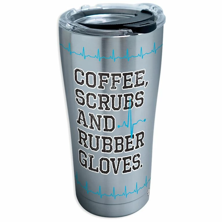 Tervis Coffee Scrubs Rubber Gloves Stainless Steel Tumbler, 20 Oz. 1 Tervis Coffee Scrubs Rubber Gloves Stainless Steel Tumbler, 20 Oz.