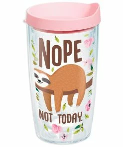 Tervis Nope Not Today Sloth Tumbler, 16 Oz.