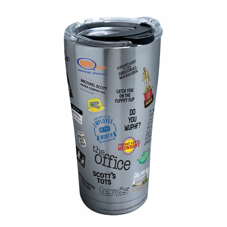 Tervis The Office Collage Stainless Steel Tumbler, 20 Oz. 1 Tervis The Office Collage Stainless Steel Tumbler, 20 Oz.