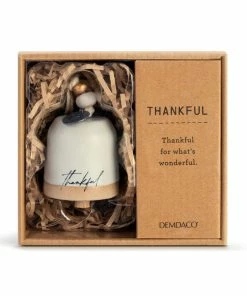 Demdaco Thankful Mini Inspired Bell, 2.5" 5 Demdaco Thankful Mini Inspired Bell, 2.5" -Department Store Shop Thankful Mini Inspired Bell 1008010011 03
