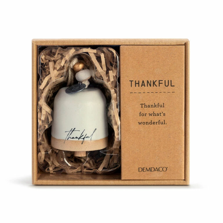 Demdaco Thankful Mini Inspired Bell, 2.5" 3 Demdaco Thankful Mini Inspired Bell, 2.5" - Image 3