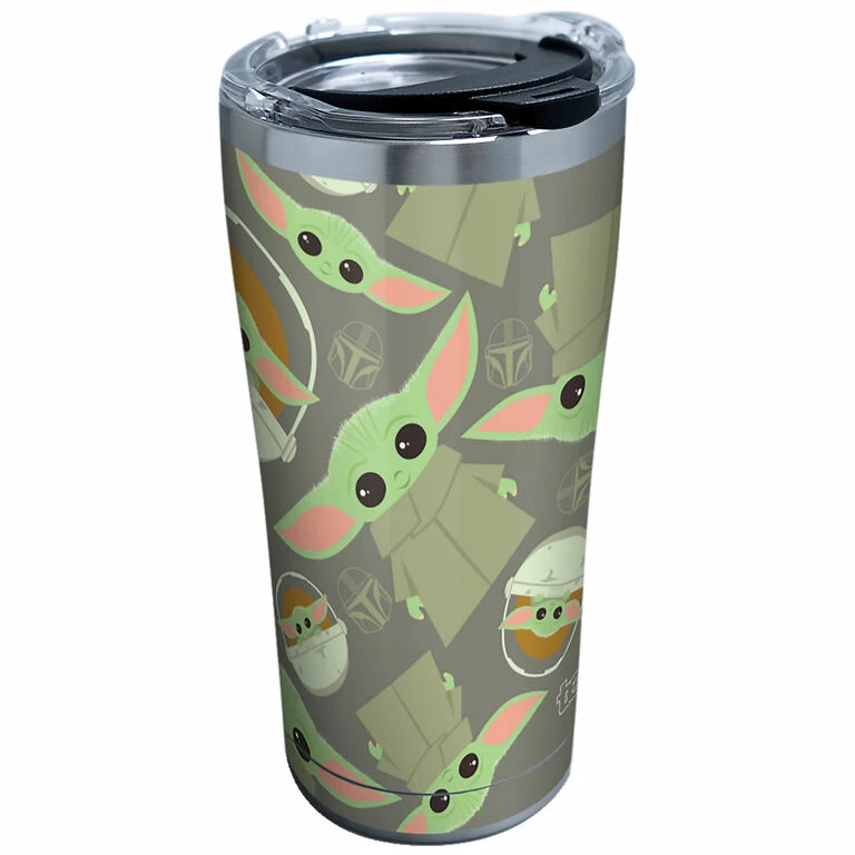 Tervis Star Wars: The Mandalorian The Child Illustrated Stainless Steel Tumbler, 20 Oz. 1 Tervis Star Wars: The Mandalorian The Child Illustrated Stainless Steel Tumbler, 20 Oz.