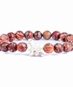 Fahlo Sahara Stone Lion Excursion Bracelet