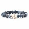 Fahlo Blue River Stone Elephant Expedition Bracelet