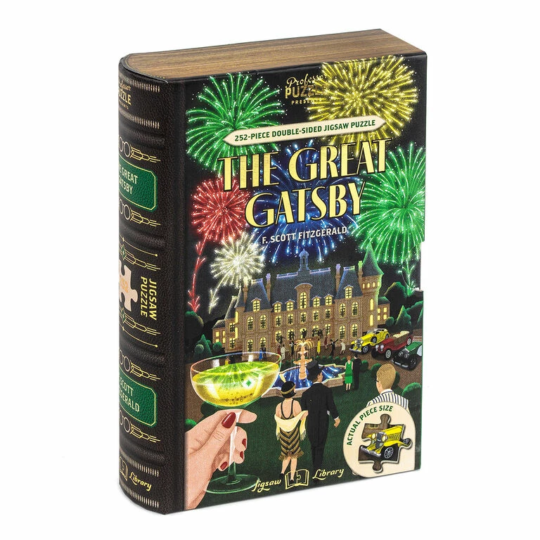 Professor Puzzle The Great Gatsby Jigsaw Puzzle, 252 Pieces 1 Professor Puzzle The Great Gatsby Jigsaw Puzzle, 252 Pieces
