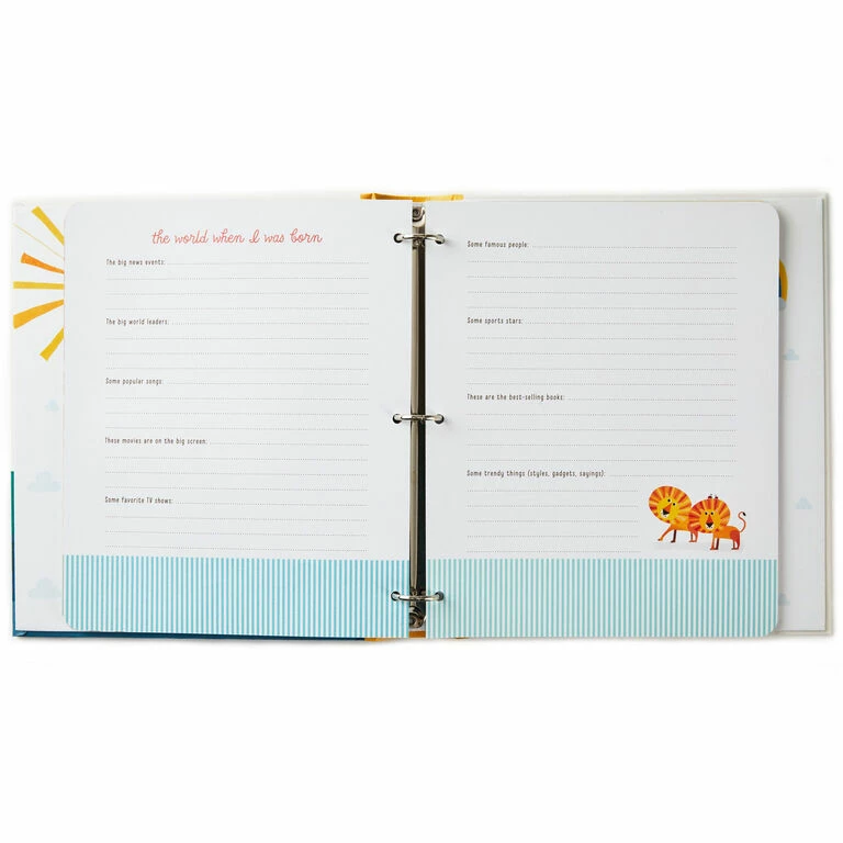 Hallmark The Journey Begins Noah's Ark First Five Years Baby Book 3 Hallmark The Journey Begins Noah's Ark First Five Years Baby Book - Image 3