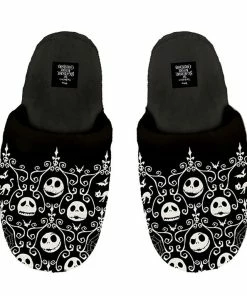 Hallmark Disney Tim Burton's The Nightmare Before Christmas Slippers With Sound, Small/Medium