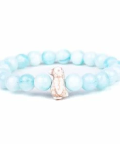 Fahlo Seafoam Bead Penguin Passage Bracelet