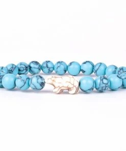 Fahlo Glacier Blue Polar Bear Venture Bracelet