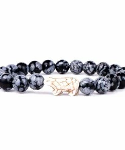 Fahlo Papillae Stone Polar Bear Venture Bracelet