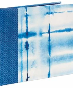 Hallmark Blue Shibori Print Guest Book