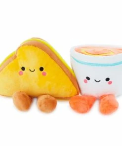 Hallmark Better Together Tomato Soup And Grilled Cheese Magnetic Plush, 5"
