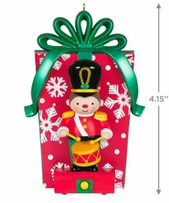 Hallmark Toy Soldier Musical Ornament With Motion 8 Hallmark Toy Soldier Musical Ornament With Motion -Department Store Shop Toy Soldier With Drum Keepsake Ornament 2999QXT4109 03