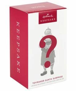 Hallmark Toymaker Santa Surprise Mystery Ornament 14 Hallmark Toymaker Santa Surprise Mystery Ornament -Department Store Shop Toymaker Santa Holding Stocking Keepsake Ornament 1999QGO2967 06