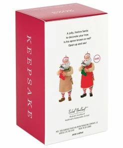 Hallmark Toymaker Santa Surprise Mystery Ornament 15 Hallmark Toymaker Santa Surprise Mystery Ornament -Department Store Shop Toymaker Santa Holding Stocking Keepsake Ornament 1999QGO2967 07