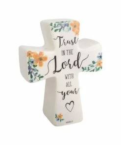 Roman Trust In The Lord Porcelain Prayer Cross