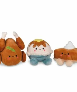 Hallmark Better Together Holiday Feast Magnetic Plush, Set Of 3