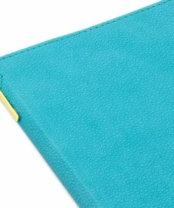 Hallmark Turquoise Faux Leather Notebook With Pen -Department Store Shop Turquoise Faux Leather Notebook With Pen 1HWJ7041 05