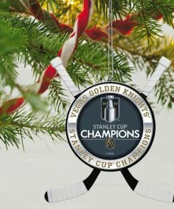 Hallmark NHL® Vegas Golden Knights® 2023 Stanley Cup® Champions Hockey Ornament -Department Store Shop Vegas Golden Knights Stanley Cup Keepsake Ornament 2499QHR1263 02