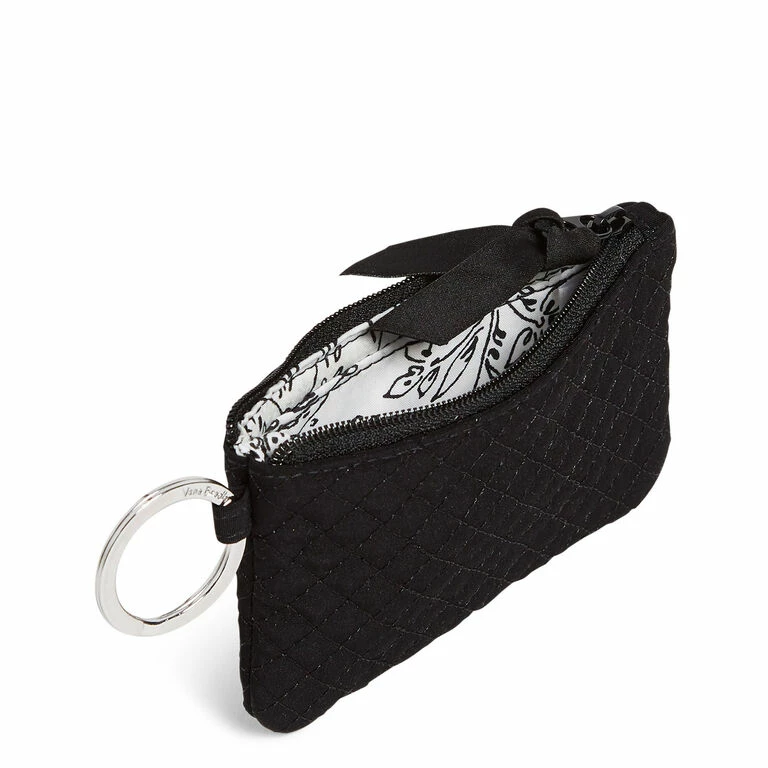 Vera Bradley Zip ID Case In Classic Black 2 Vera Bradley Zip ID Case In Classic Black - Image 2