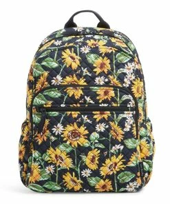 Vera Bradley Campus Backpack In Sunflowers
