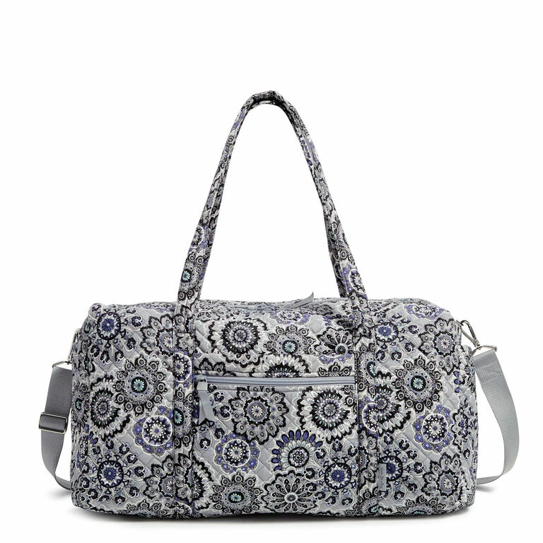 Vera Bradley Large Travel Duffel In Tranquil Medallion 1 Vera Bradley Large Travel Duffel In Tranquil Medallion