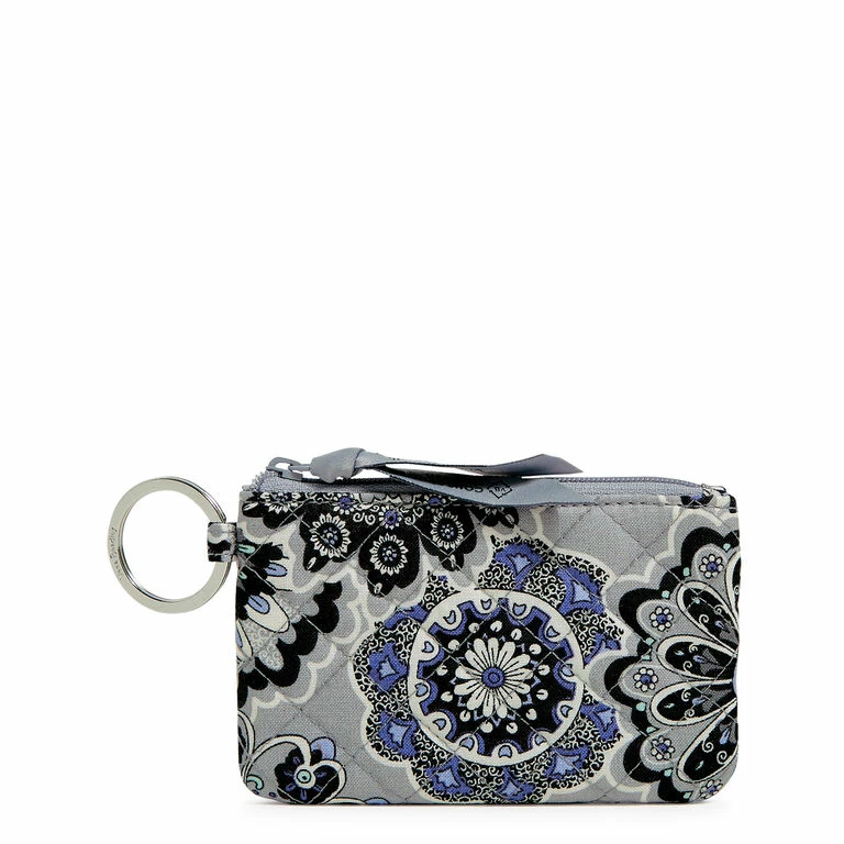 Vera Bradley Zip ID Case In Tranquil Medallion 1 Vera Bradley Zip ID Case In Tranquil Medallion