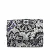 Vera Bradley RFID Riley Compact Wallet In Tranquil Medallion