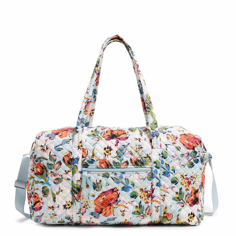 Vera Bradley Large Travel Duffel In Sea Air Floral 1 Vera Bradley Large Travel Duffel In Sea Air Floral
