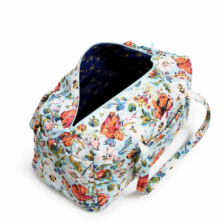 Vera Bradley Large Travel Duffel In Sea Air Floral 2 Vera Bradley Large Travel Duffel In Sea Air Floral - Image 2